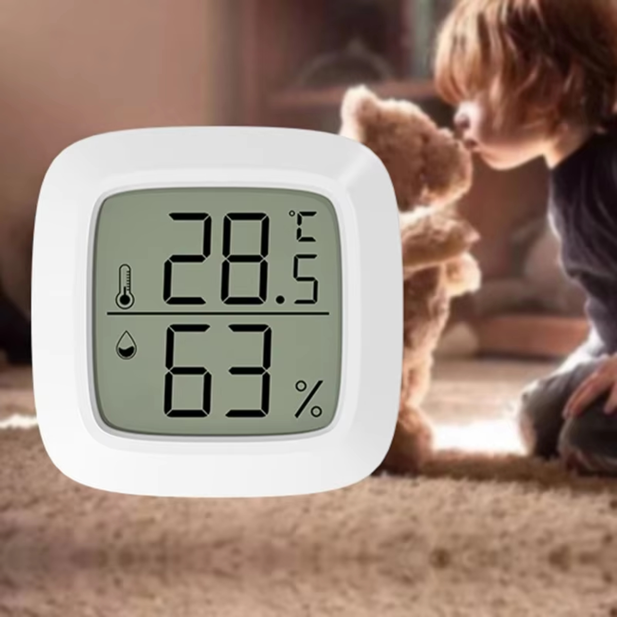 Mini LCD Digital Thermometer H - مراجعة Temperature Humidity Sensor وسعره