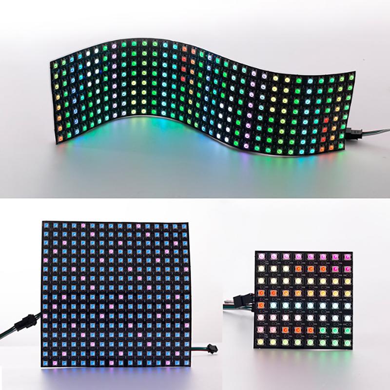 WS2812B Smart Pixel Module Mat - مراجعة Rgb Led Matrix 8X8 وسعره