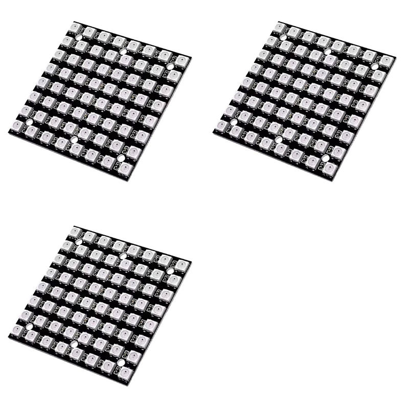 【FLASH DEAL】3X WS2812 LED 5050 - مراجعة Rgb Led Matrix 8X8 وسعره