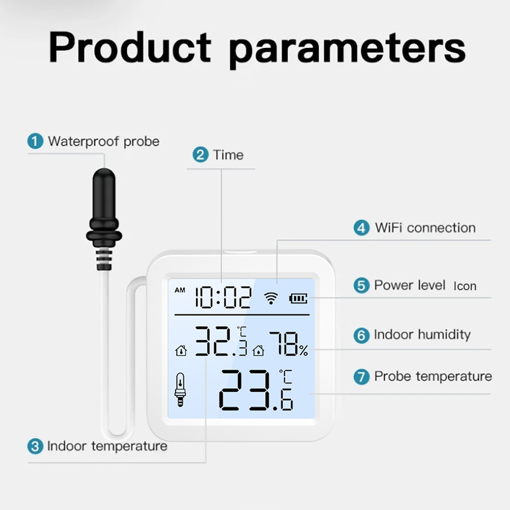 WiFi Humidity Temperature Sens - مراجعة Temperature Humidity Sensor وسعره