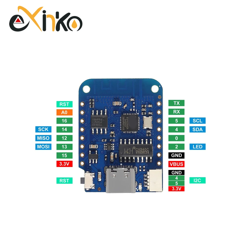 1/5/10PCS WeMos D1 Mini ESP826 - مراجعة Esp8266 Nodemcu Board وسعره