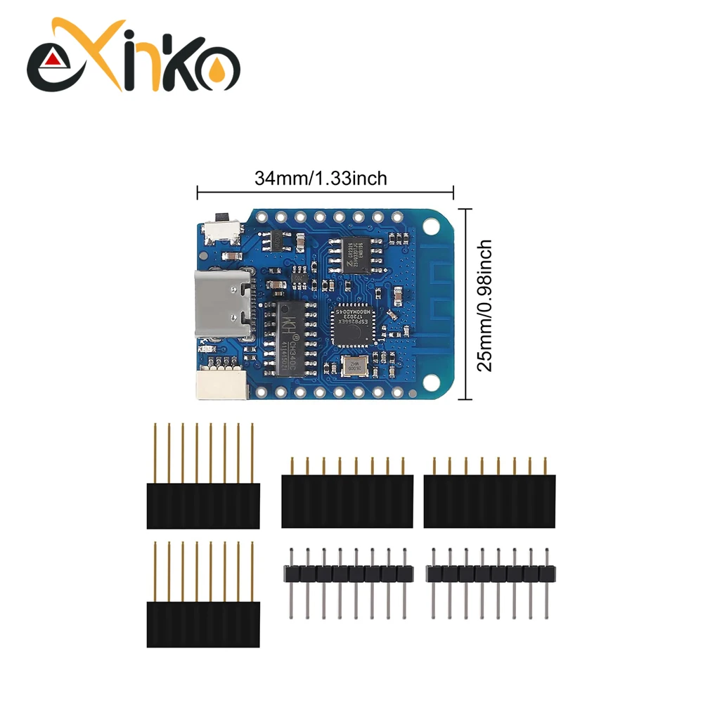 1/5/10PCS WeMos D1 Mini ESP826 - مراجعة Esp8266 Nodemcu Board وسعره