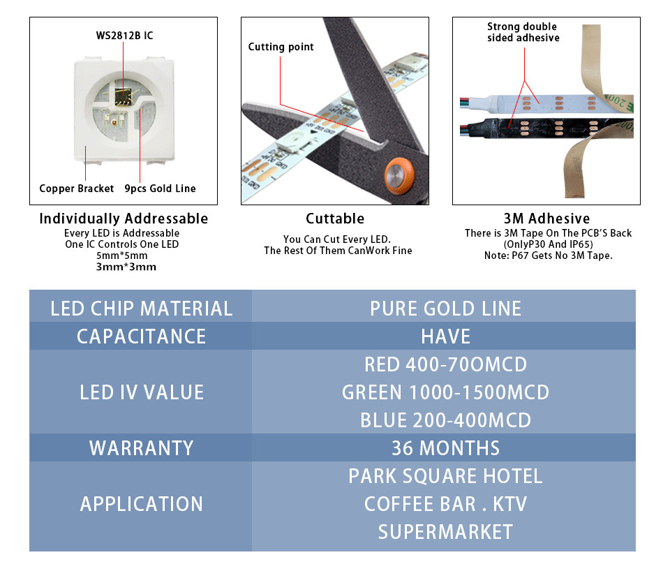DC 5V Narrow 4mm 5mm 8mm WS281 - مراجعة Rgb Led Matrix 8X8 وسعره